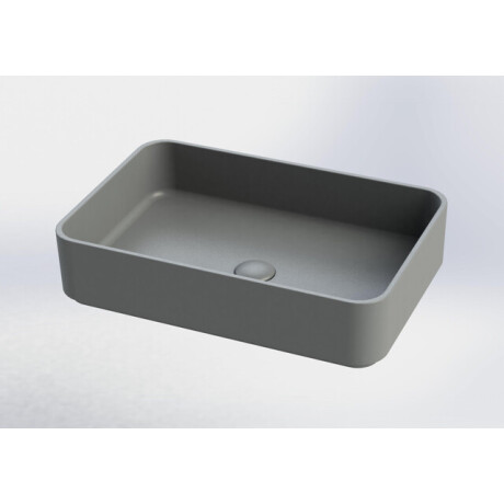 Royal plaza Cinea opz.wastafel 56,5x37,5cm z/kr.gat z/overl beton gr