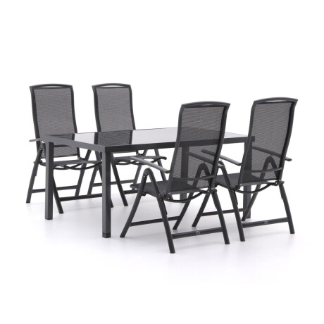 R&S Design Capri/Caluso 160cm dining tuinset 5-delig verstelbaar - Laagste prijsgarantie!