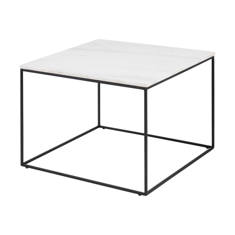 Nina marmeren salontafel wit - 60 x 60 cm