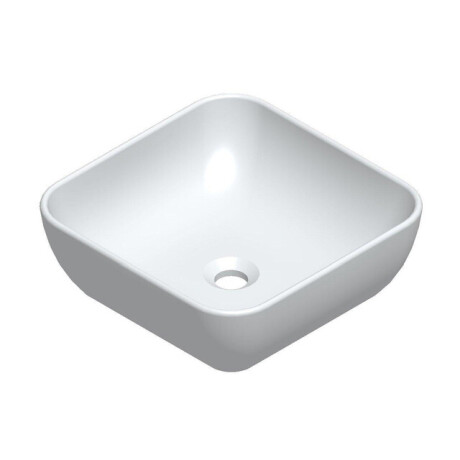 Sanicare Quattro waskom 40x40cm vierkant keramiek wit 35.00050T