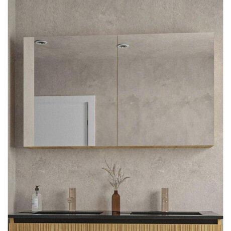 Saniclass Holz Base Spiegelkast - 120x70cm - eiken SW773985