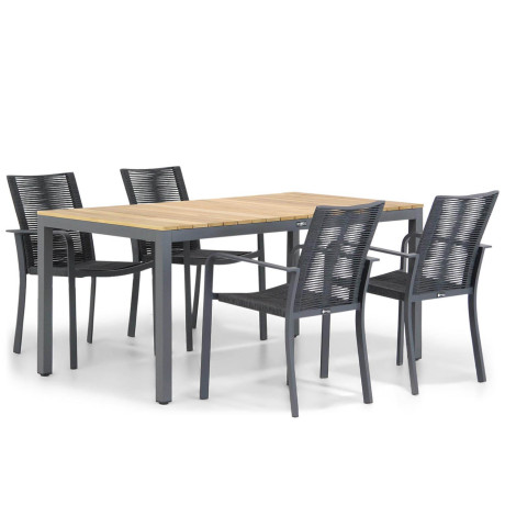 Santika Annisa/Mazzarino 160 cm dining tuinset 5-delig