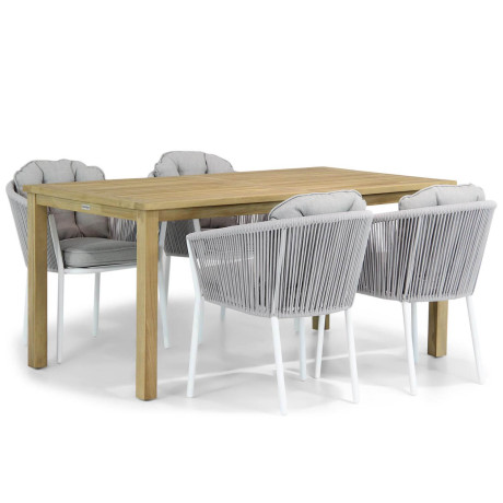 Santika Novita/Weston 160 cm dining tuinset 5-delig