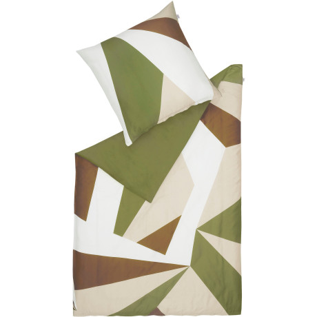 SCHÖNER WOHNEN-KOLLEKTION Beddengoed Origami van duurzamer katoen (2-delig)