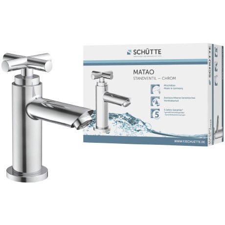 Schütte Wastafelkraan MATAO Koud water, chroom