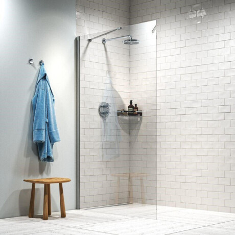 Sealskin Hooked inloopdouche 120x200cm 6mm veiligheidsglas chroom CCXA31206265100