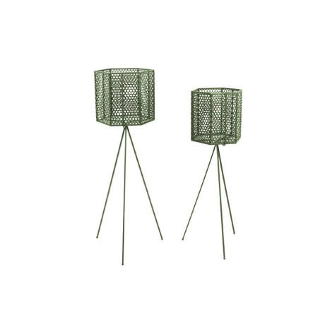 Set van 2 plantenstandaarden Mesh Hexagon | PT LIVING