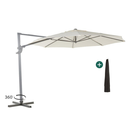 Shadowline Francisco zweefparasol ø 330cm - Laagste prijsgarantie!