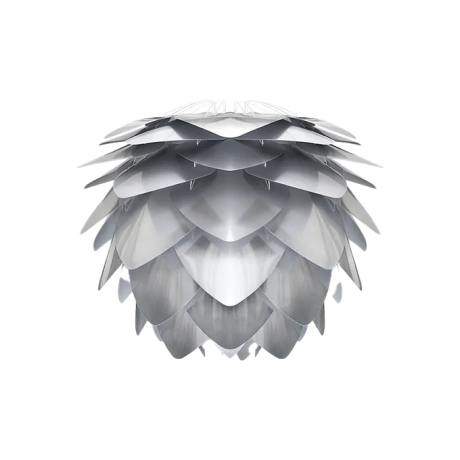 Silvia Medium lampenkap brushed steel - Ø 50 cm