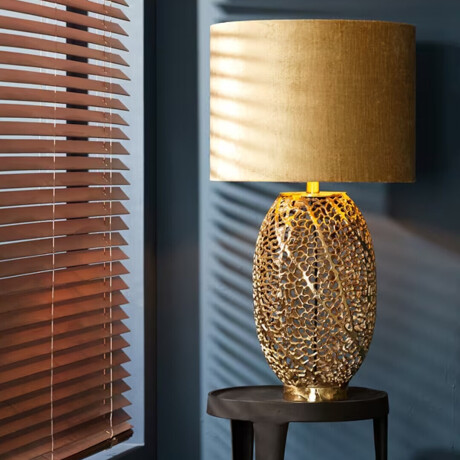 Light & Living Tafellamp 'Sinula' 44cm, kleur Goud (excl. kap)