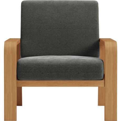 sit&more Fauteuil Kolding Armleuningen van eikenkleurig beukenhout, verschillende bekledingen en kleuren