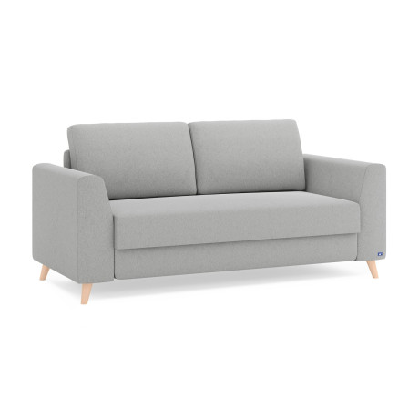 BRUNO Slaapbank 140cm in Licht grijs