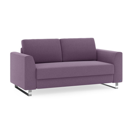 BRUNO Slaapbank 140cm in Paars
