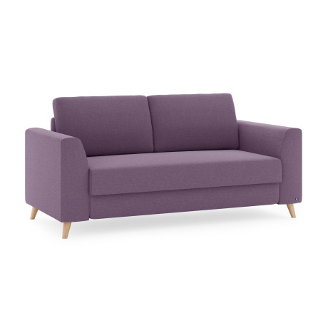 BRUNO Slaapbank 140cm in Paars