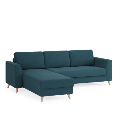 BRUNO Slaapbank 140cm in Turquoise