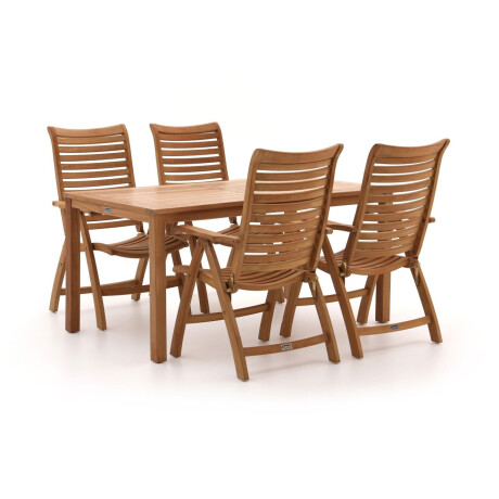 Sunyard Corby/Liverpool 160cm dining tuinset 5-delig verstelbaar - Laagste prijsgarantie!