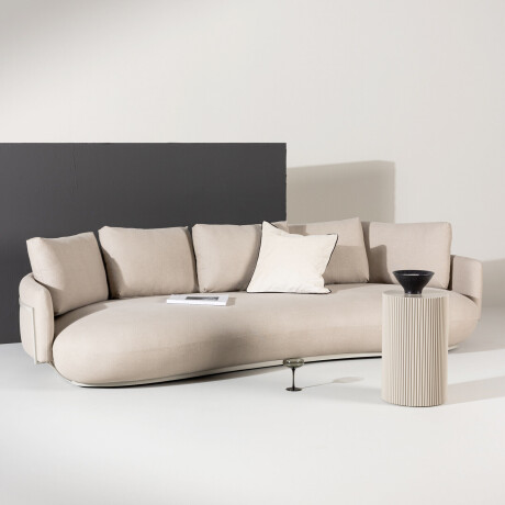 Nohr 4-zits Organische Bank 'Takeena' 275cm, kleur Beige