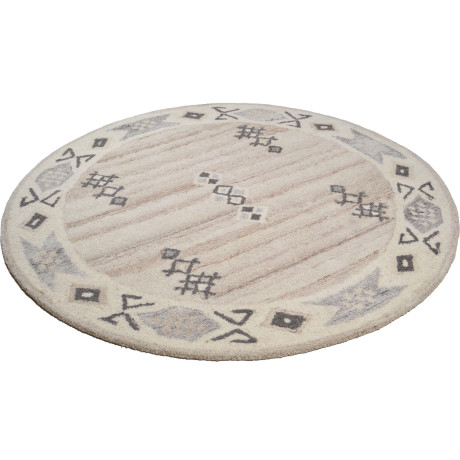 THEKO Wollen kleed Royal Berber Berber-look, zuivere wol, ideaal in de woonkamer & slaapkamer