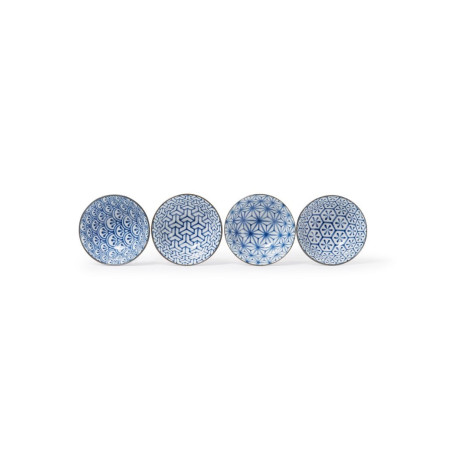 Tokyo Design Studio Kristal Blue kom 15 cm set van 4