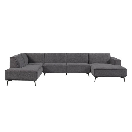 Tower Living 2,5-zits Hoekbank 'Leeds' Lounge rechts, kleur Black Blue