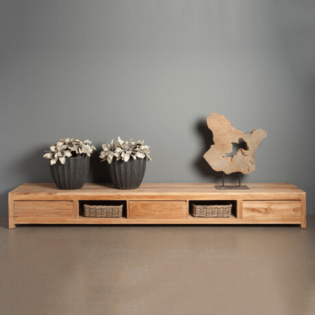 Tower Living TV-meubel 'Corona' Teak, 300cm