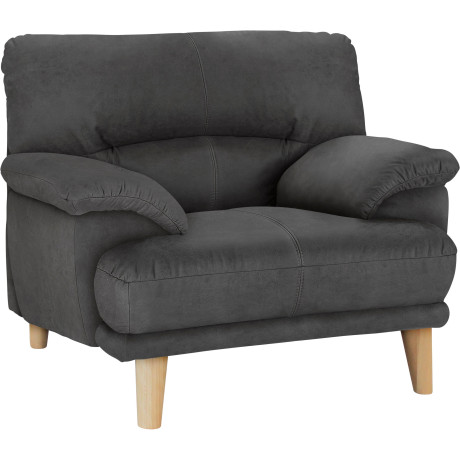 TRENDMANUFAKTUR Fauteuil Cecilia, loungestoel, Italiaans ontwerp, comfortabele armleuningen