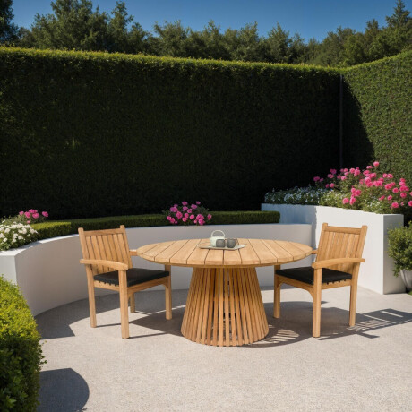 Brix Ronde Tuintafel 'Garden' Teakhout, 150cm