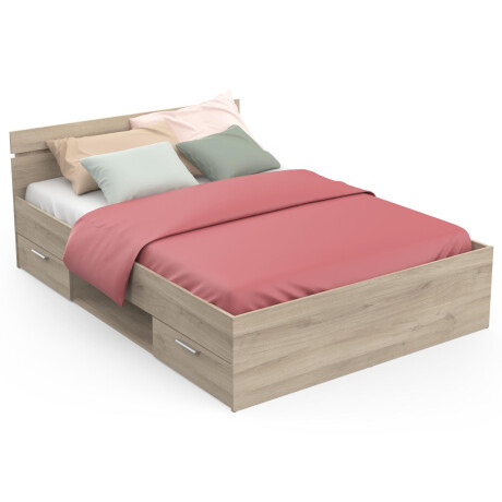 Tweepersoonsbed Lotte 140x190 cm kronberg eiken
