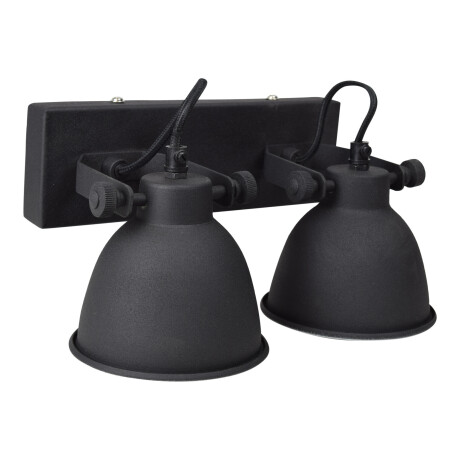 Urban Interiors Wandlamp 'Industrial double' kleur zwart