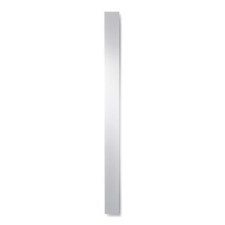 Vasco Beams Mono designradiator aluminium verticaal 1800x150mm 671W - aansluiting 0066 zwart structuur (RAL9005) 258015180mb1400