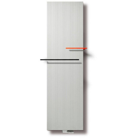 Vasco Bryce Plus BV designradiator 1800x600mm 2184W aansluiting 0066 wit structuur 209060180mb0900