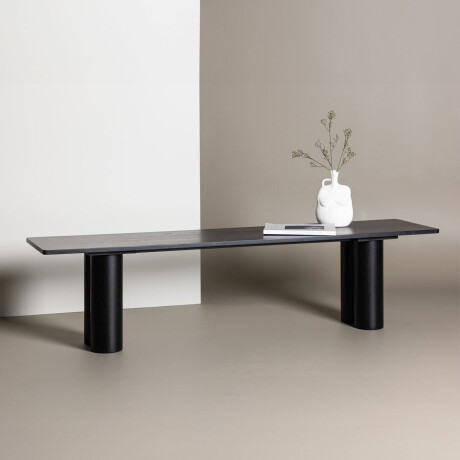 Nohr Eetkamerbank 'Anh' 180cm, kleur Zwart