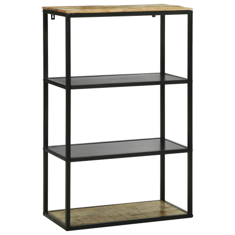 vidaXL Boekenkast 70 x 35 x 110 cm Massief mangohout
