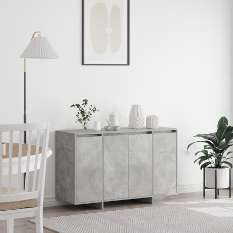 vidaXL Dressoir Beton Grijs 120x41x75 cm Hout