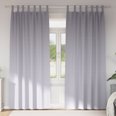 vidaXL Gordijnen 2 pcs Metaalgrijs 245 x 140 cm Polyester