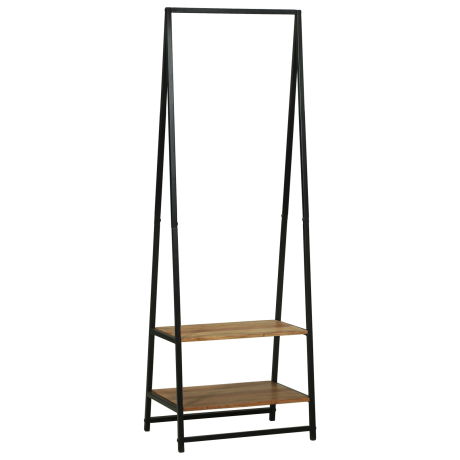 vidaXL Kledingrek 60x45x180 cm van Massief Acaciahout