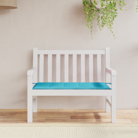vidaXL Kussen Turquoise Oxford stof, Schuimvezel 120 x 50 x 4 cm