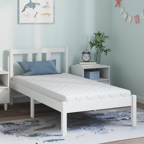 vidaXL Matrassen Wit 160 x 80 cm 100% polyester stof