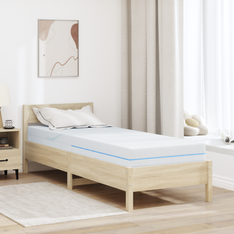vidaXL Matrassen Wit 80 x 200 cm 100% polyester jacquard stof