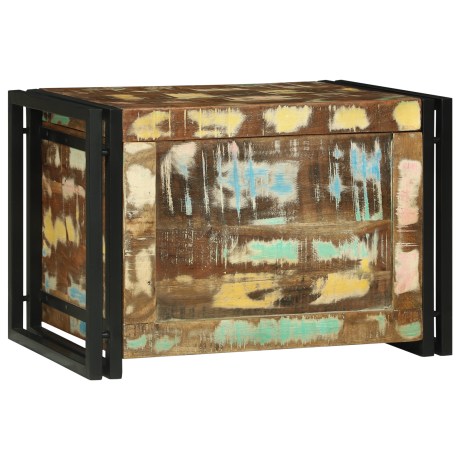 vidaXL Opbergbox 60x40x41 cm van Gerecycled Massief Hout