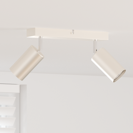 vidaXL Plafondspot met schijnwerpers Nikkel 26 x 6 x 16 cm Metaal