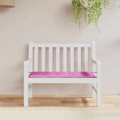 vidaXL Roze Tuinbank Kussen - 100x50x4 cm, Oxford Stof