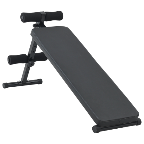 vidaXL Sit Up Bank 150 kg Vouwbaar en Hoogte Verstelbaar 48-68 cm Staal