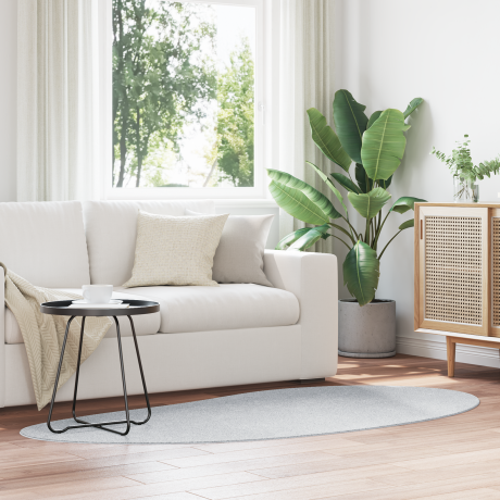 vidaXL Vloerkleden HUARTE Grijs 100 x 200 cm Polyester