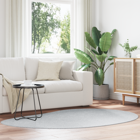 vidaXL Vloerkleden HUARTE Grijs 140 x 200 cm Polyester