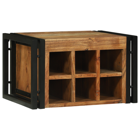vidaXL Wijnrek 46x35x27,5 cm van Massief Acaciahout
