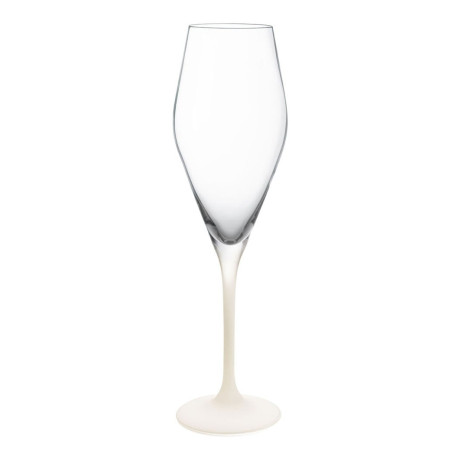 Villeroy & Boch Manufacture Rock blanc champagneglas set van 4