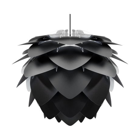 Silvia Medium hanglamp black - met koordset zwart - Ø 50 cm