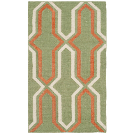 Vloerkleed Aklim Dhurrie wol handgemaakt | Safavieh