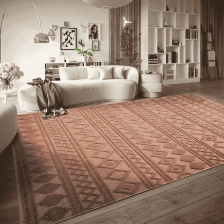 Vloerkleed Vintage Catherine - Koper 230x160cm - Polypropyleen - Dekbed-Discounter.nl